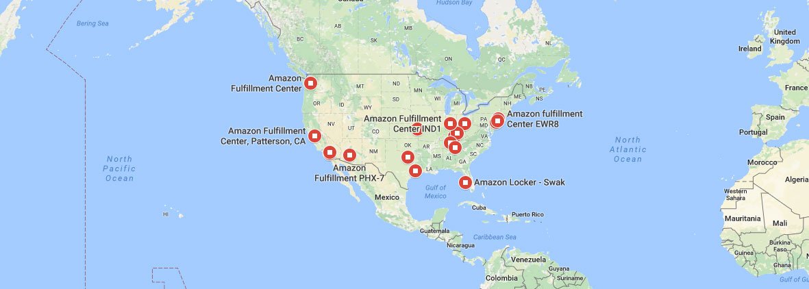 Amazon Fulfillment Centers In Canada Ca Fba Address Code